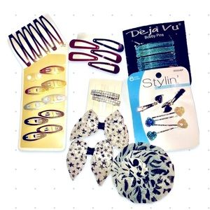 Assorted decorative hair accessories bundle
